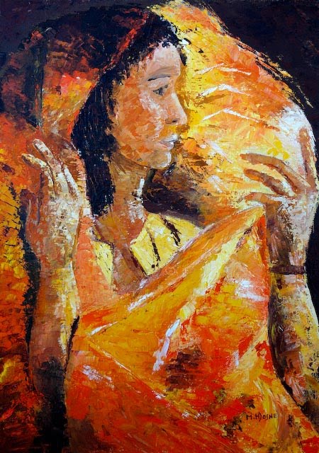 038 La jeune fille au sari