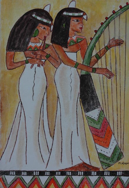 054 Les musiciennes du Pharaon